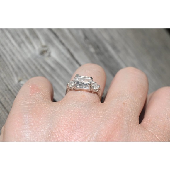 Natural Diamond Ring, Raw Diamond Ring, Uncut Diamond Ring, Engagement R… - Picture 4 of 5